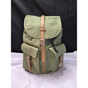 Field BackPack RUCKSACK In Green Canvas Never Used Team BEACHBODY TEAM LEADER